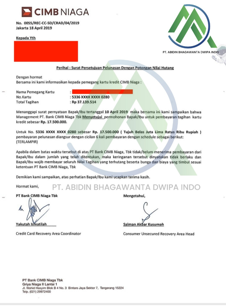 Jasa Penutupan Kartu Kredit