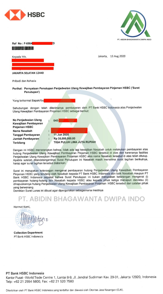 Jasa Penutupan Kartu Kredit