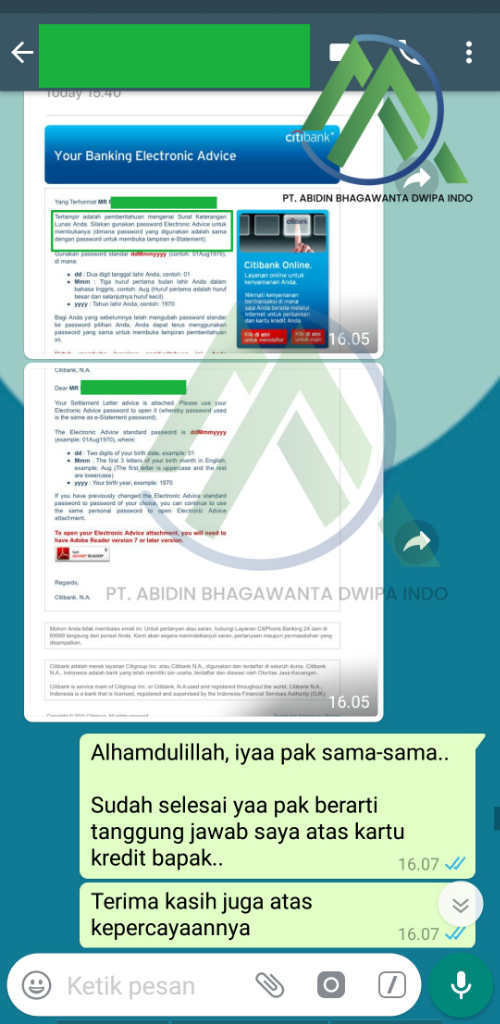 Jasa Penutupan Kartu Kredit