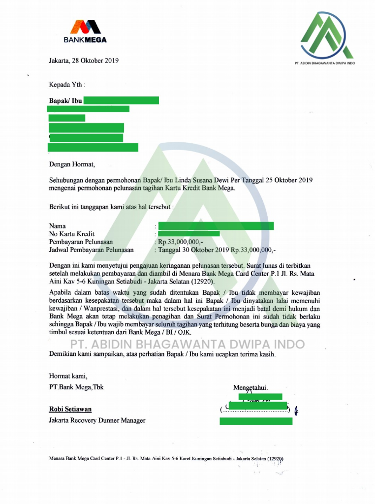 Jasa Penutupan Kartu Kredit