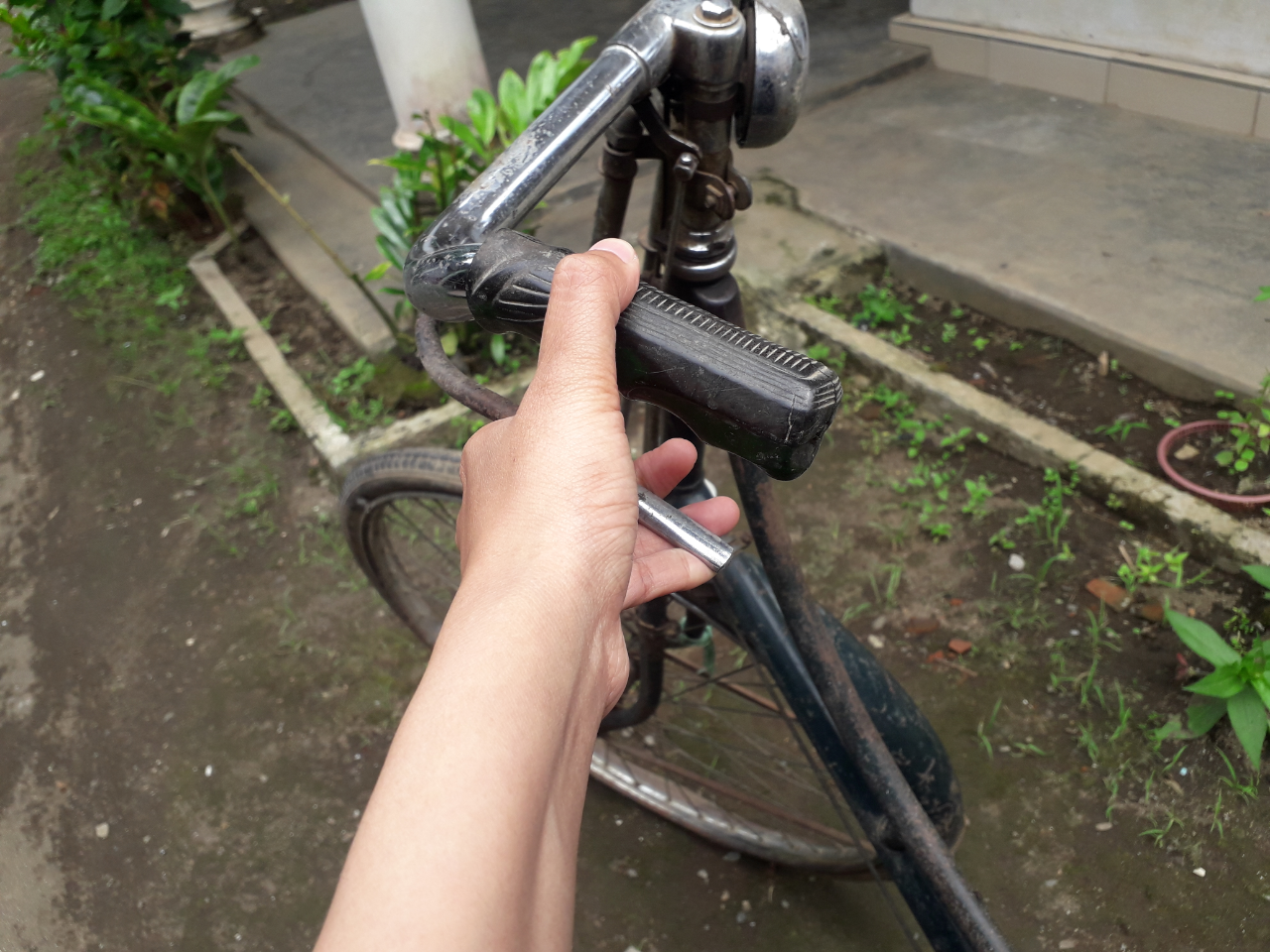 Sepeda Onthel Jadul Andalan Keluarga Ane