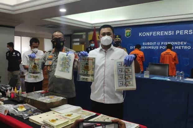 Cetakan Dolar Palsu Terlihat Seperti Asli, Polda Metro: Belajar dari Medsos