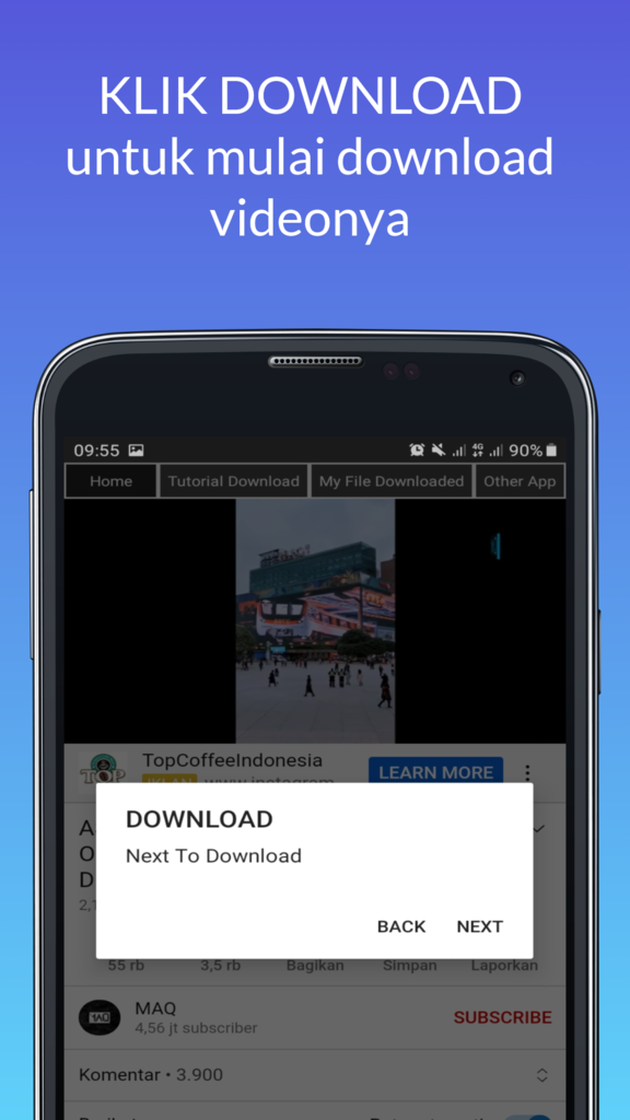 Aplikasi Youtube Downloader to mp4,flv,3gp,mp3