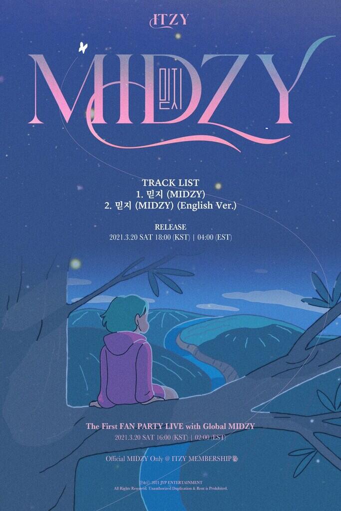ITZY Rilis Teaser Poster untuk Lagu Spesialnya 'MIDZY'