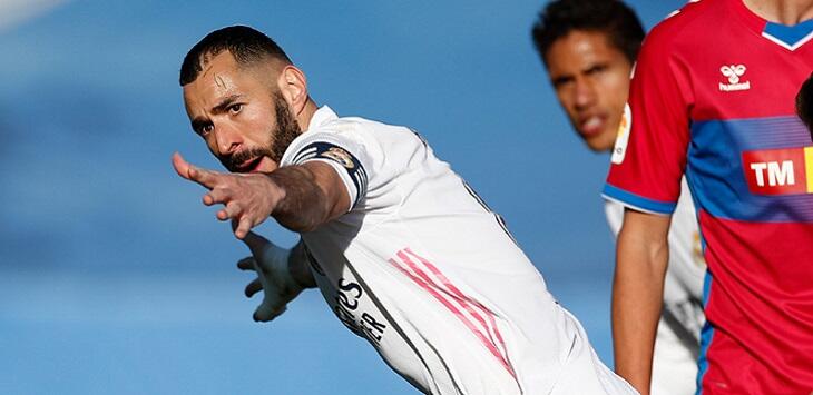 Berhasil Mencetak Brace, Benzema Memimpin Real Madrid