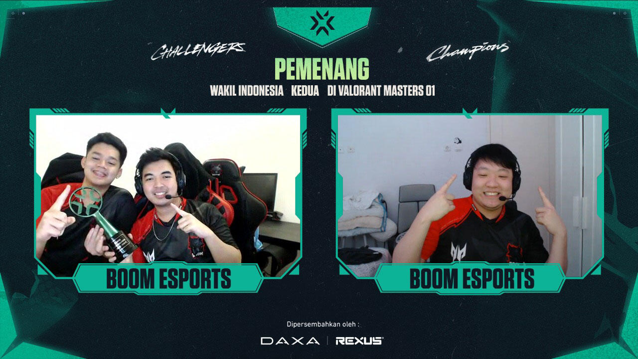 NXL Ligagame dan BOOM Esports Meakili Indonesia Pada VALORANT Masters Stage 01