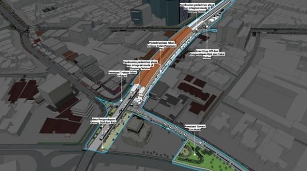 Usai Didatangi Anies, Begini Penampakan Wajah Baru Kawasan Stasiun Gondangdia