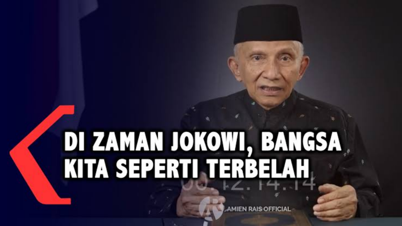 Amien Rais: di Zaman Jokowi, Bangsa Kita Seperti Terbelah..