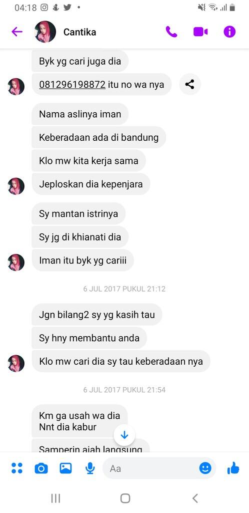 PENIPUAN SERVICE LAPTOP OLEH SULAIMAN AL-MAGHRIBI ALIAS IMAN DI JAKARTA-BANDUNG