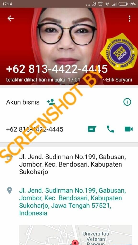 Bupati Sukoharjo Etik Minta Sejumlah Uang