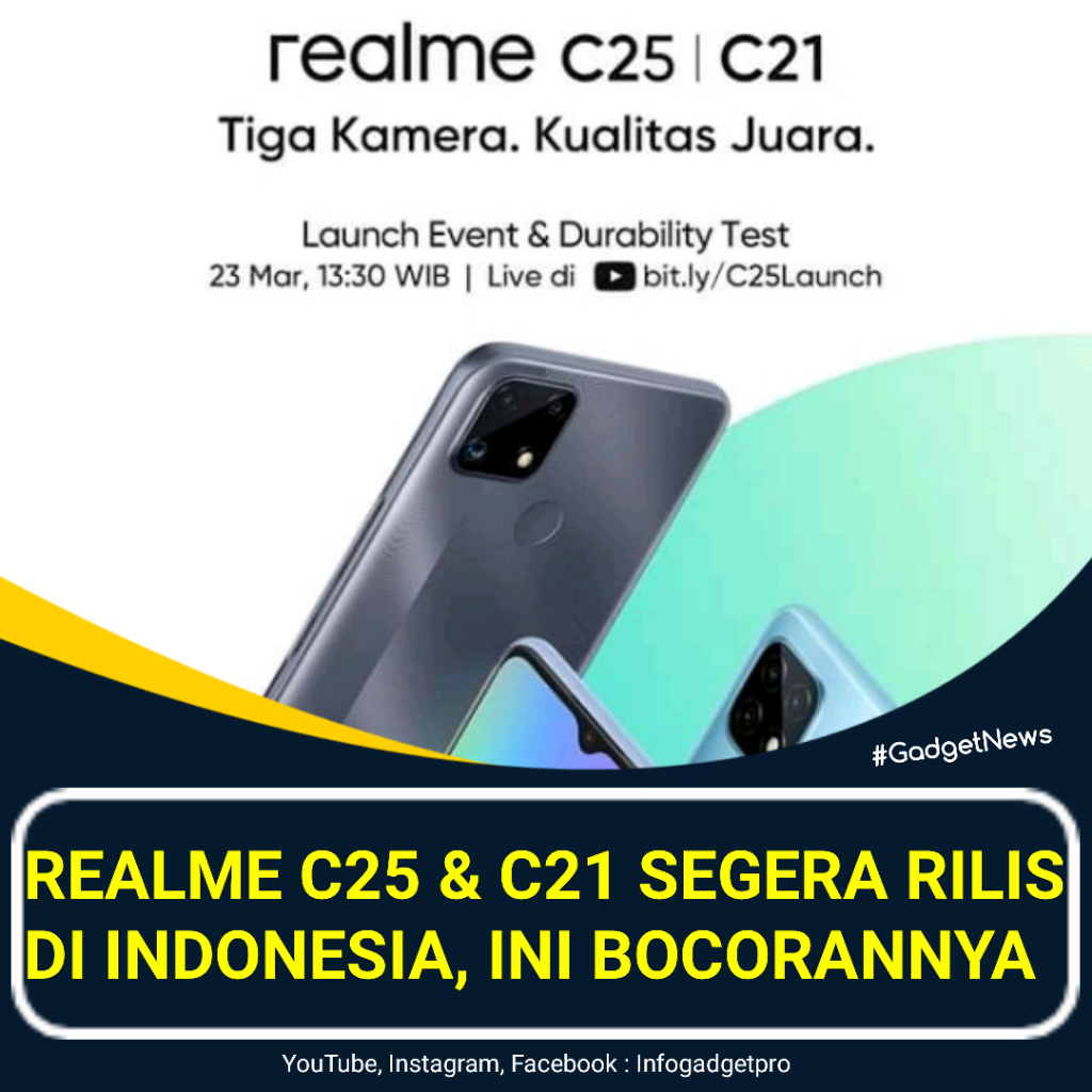 Realme C25 & C21 Akan Segera Hadir Di Indonesia, Ini Bocorannya