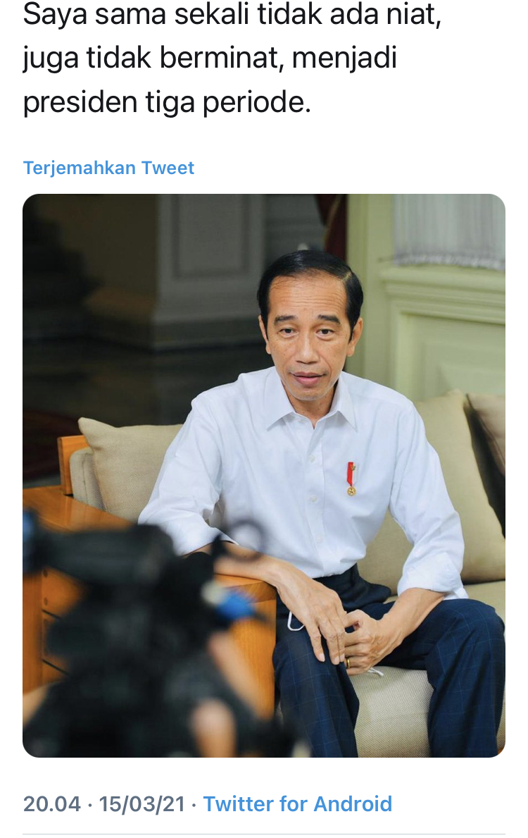 KSP Ingatkan Amien Rais soal Presiden 3 Periode, Spekulasi Bisa Berujung Fitnah