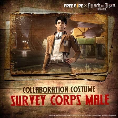 Kolaborasi Attack On Titan Bersama Free Fire! Apa Jadinya Nih?