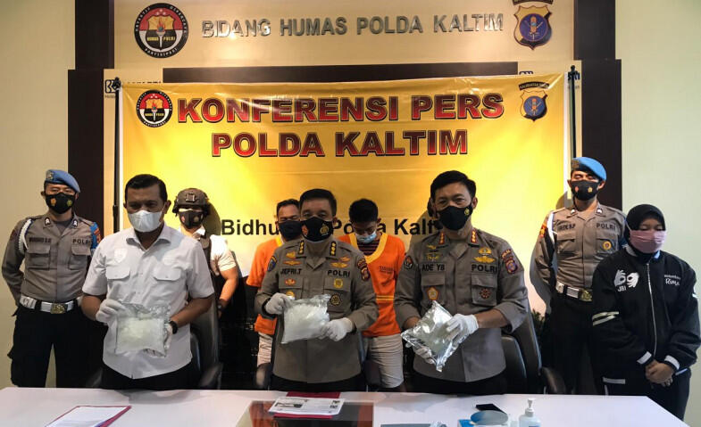 Polda Kaltim Amankan Sabu 'Sultan' Senilai Rp 2,5 Miliar