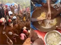 Viral Penemuan Gunung Emas, Warga Heboh Rebutan Emas. Tanda Kiamat?