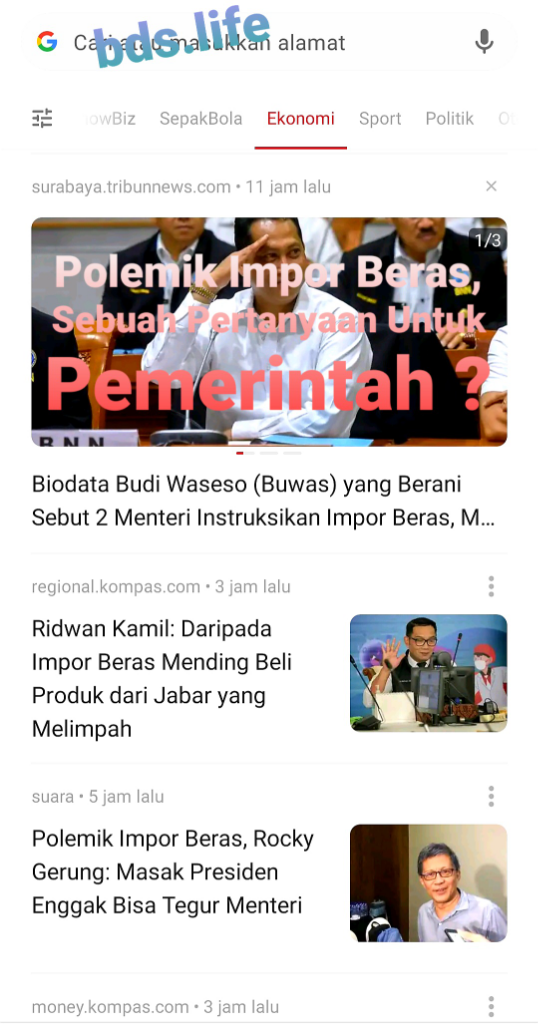 Polemik Impor Beras, Sebuah Pertanyaan Untuk Pemerintah ?