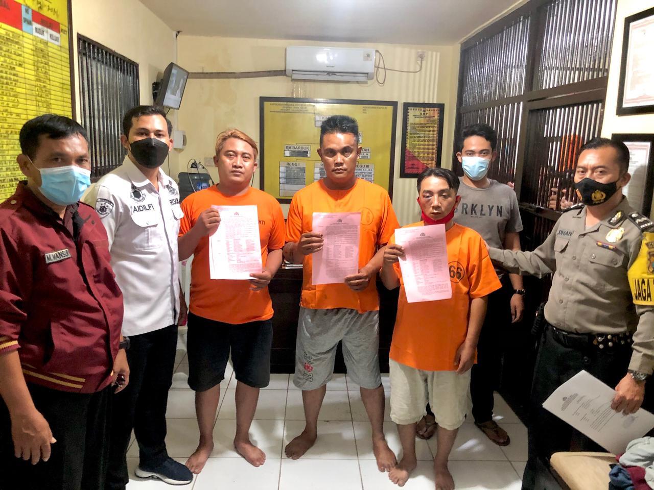 Tiga Pria Mengaku Polisi dan Melakukan Pemerasan, Berhsl Diringkus Polres Tulungagung