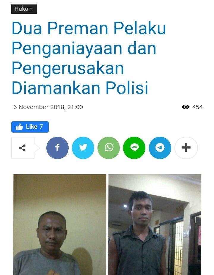 Pelaku Pemalak Pengangkut Bawang Ditangkap Polsek Medan Timur