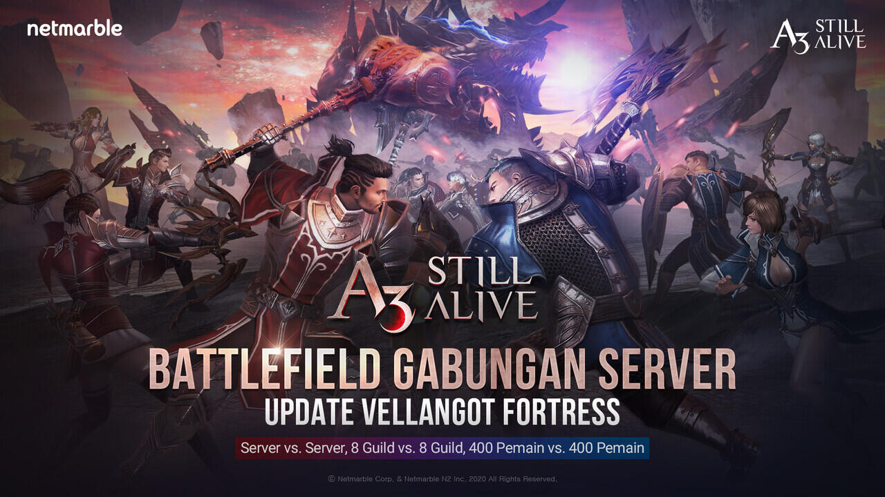 A3: STILL ALIVE Hadirkan Battle Gabungan Server “Vellangot Fortress”