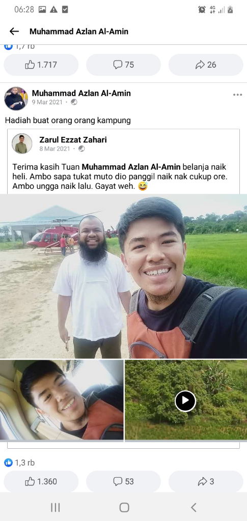 Dulu Miskin, Mantan Pemulung Sukses dan Ajak Orang Sekampung Naik Helikopter!