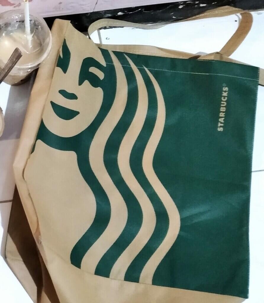 Reusable Bag Starbucks Murmer, Cuman IDR 7,5k Doank