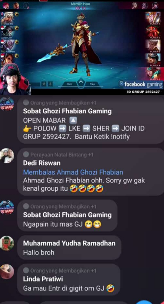 Sebar-bar Apakah Permainan Game Kalian?