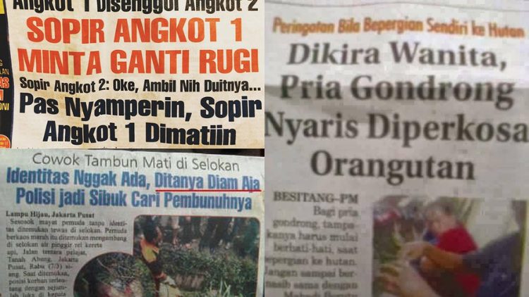 Menolak Lupa, Kamu Pasti Masih Geleng Kepala Saat Baca 11 Judul Berita di Koran ini Menolak Lupa, Kamu Pasti Masih Geleng Kepala Saat Baca 11 Judul Berita di Koran ini
