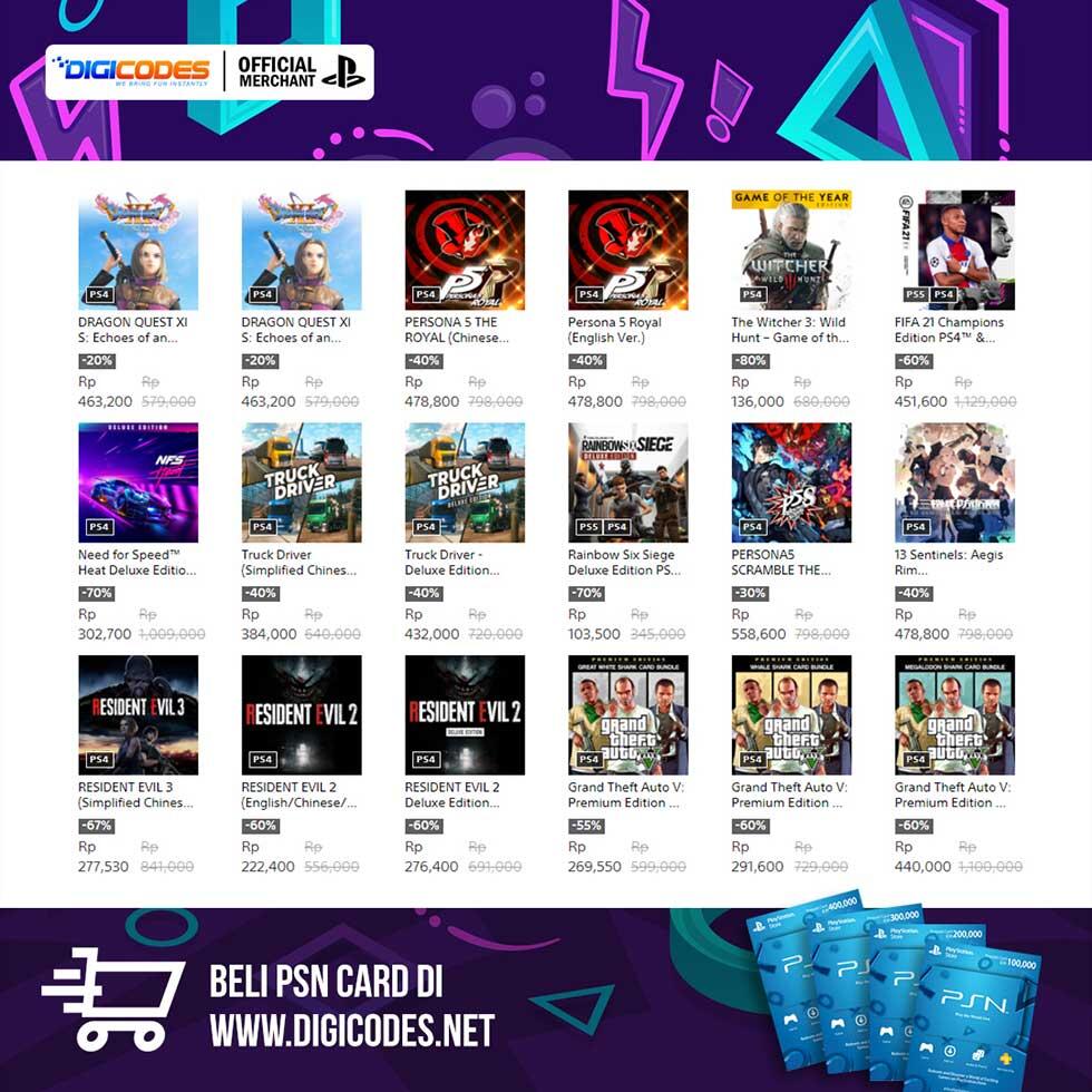 MEGA MARCH SALE 80% OFF HADIR DI PLAYSTATION STORE! - Maret 2021