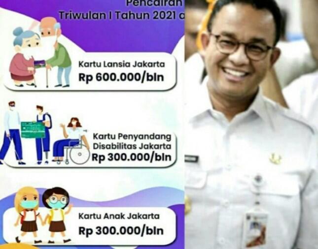 Anies Bikin Warga Jakarta Tersenyum: Jumat 26 Maret, Dana Bansos KLJ, KPDJ, KAJ Cair