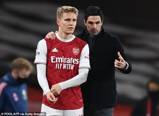 Arsenal ingin pertahankan Martin Odegaard