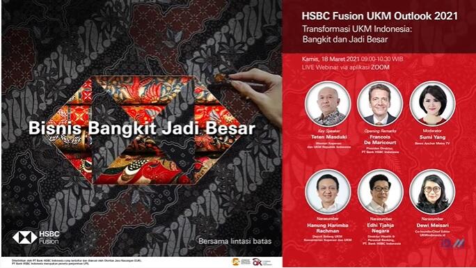 HSBC Indonesia Dukung UKM untuk Bangkit dan Jadi Besar
