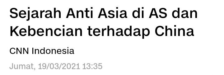 Sentimen Anti-Asia Meningkat, Bagaimana Nasib WNI di AS?