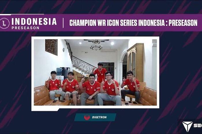 Bigetron Juara League of Legends Wild Rift SEA Icon Series Pramusim
