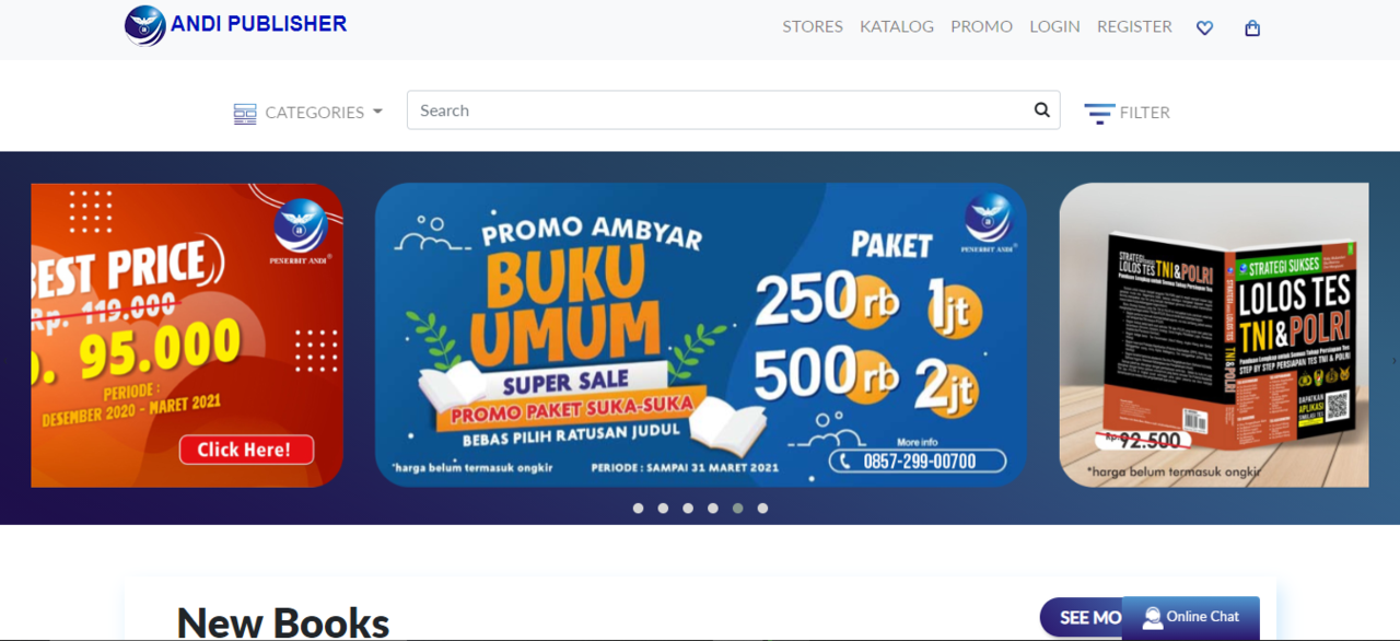 5 Rekomendasi Toko Buku Online Buat Kamu si Kutu Buku