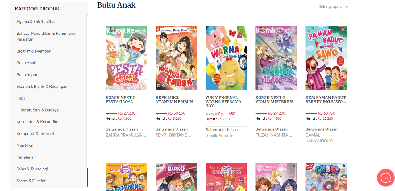 5 Rekomendasi Toko Buku Online Buat Kamu si Kutu Buku