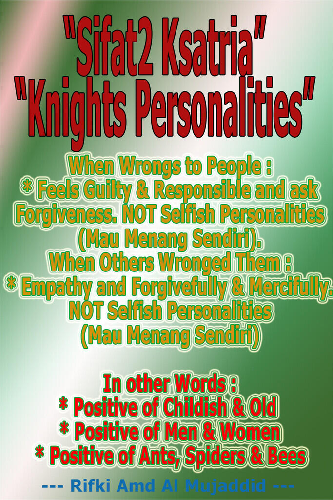(Knights Personalities)Pictures of Knights Personalities.... Check It Out...!