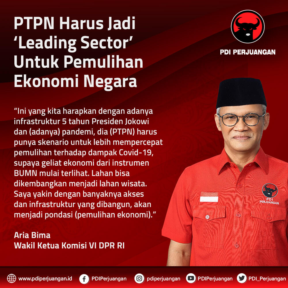 PTPN Harus Jadi ‘Leading Sector’ untuk Pemulihan Ekonomi Negara
