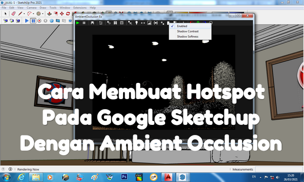 Cara membuat Hotspot Dengan Plugins Ambient Occlusion Ex2.80