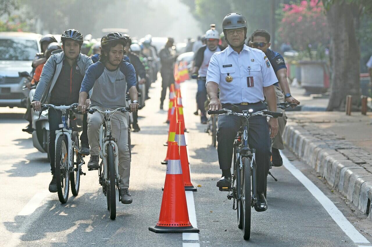 Usulan Road Bike Minta Keluar Jalur Sepeda, Anies: Keselamatan Nomor Satu