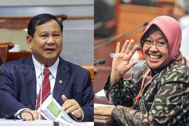 Survei Charta Politika: Elektabilitas Prabowo Teratas, Risma Jadi Kuda Hitam