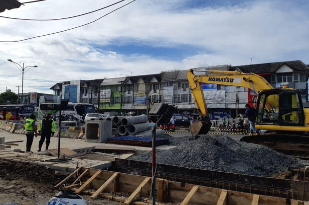 Ada Pembangunan Underpass, Simpang Bulak Kapal Bekasi Ditutup