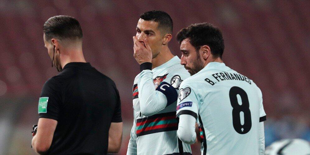 Karena Ini Gol Ronaldo Dianulir Melawan Serbia