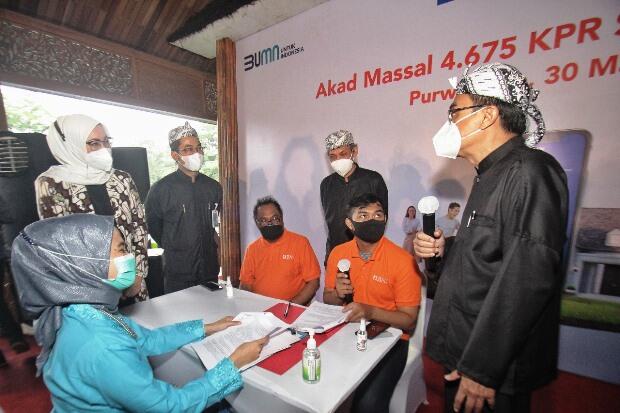 BNI Gelar Akad Kredit Massal 4.675 Debitur KPR Sejahtera FLPP