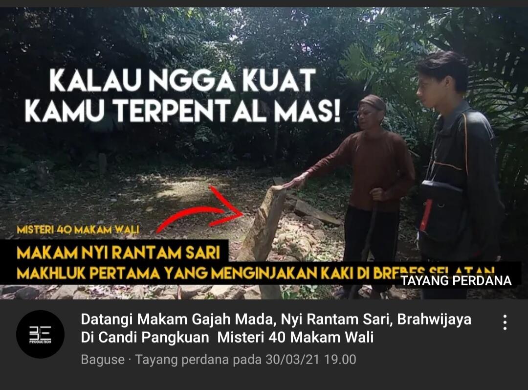 Misteri Makam Nyi Rantam Sari Candi Pangkuan Dan Sumur Siluman
