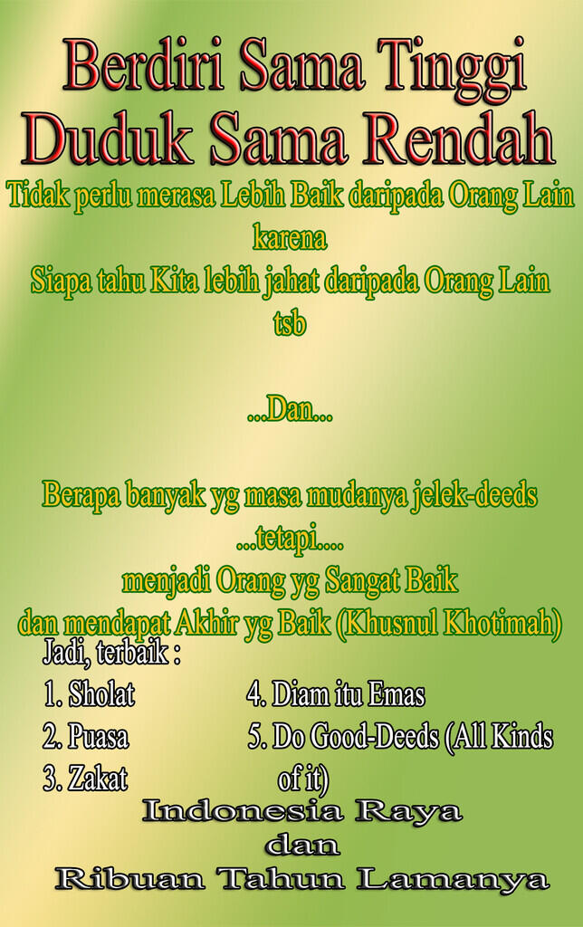 (Muhasabah &amp; Nasionalisme) Bahan2 utk Muhasabah di Bulan Maret 2021 Ini dari Saya...
