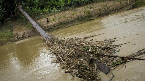 Pemerintah Sulit Anggaran, Jembatan 'Indiana Jones' Lebak Dibangun Relawan