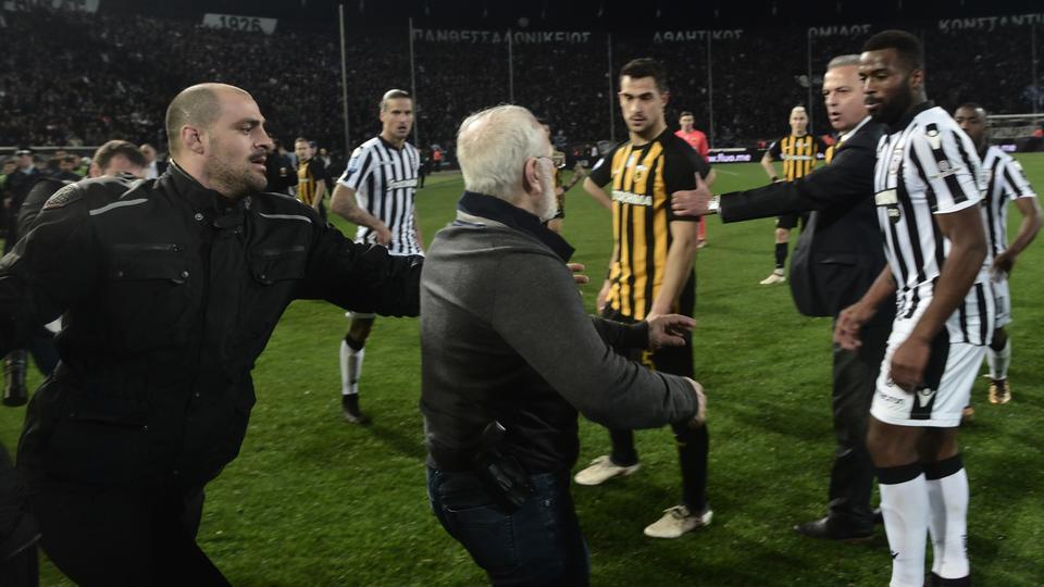 Insiden Horror di Laga PAOK FC Vs AEK Athens