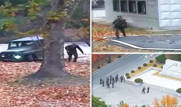 GOKIL ! Video Nekat Pria Asal Korea Utara 'KABUR' Ke Korsel Dikejar Puluhan Tentara !