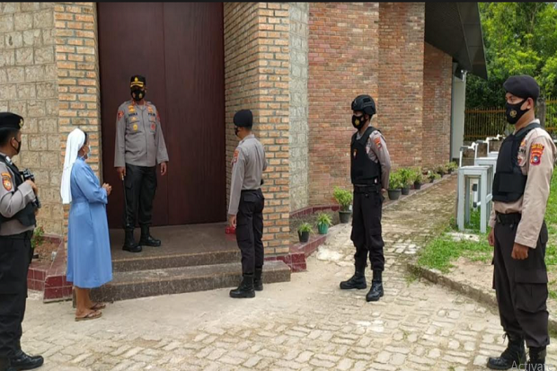 Polres Bangka Selatan Tingkatkan Patroli di Gereja Pasca Bom Makassar