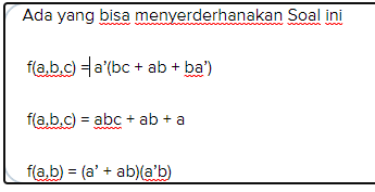 Maksudnya Bagaimana ya ini masih bingung penyerderhanaanya....